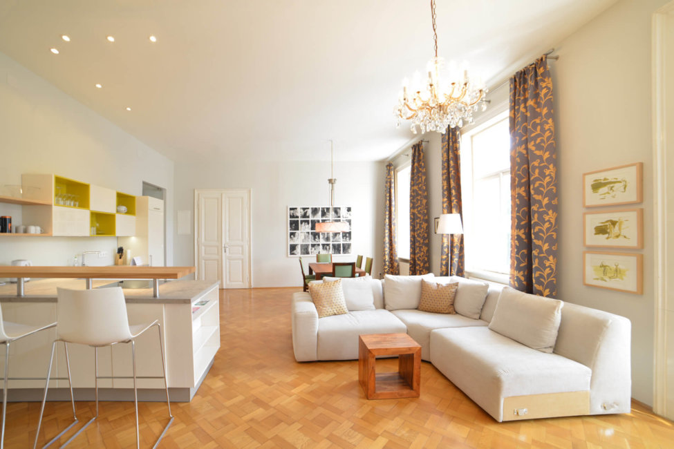 Maria Theresia Wohnküche Apartment Maria Theresia Wohnküche