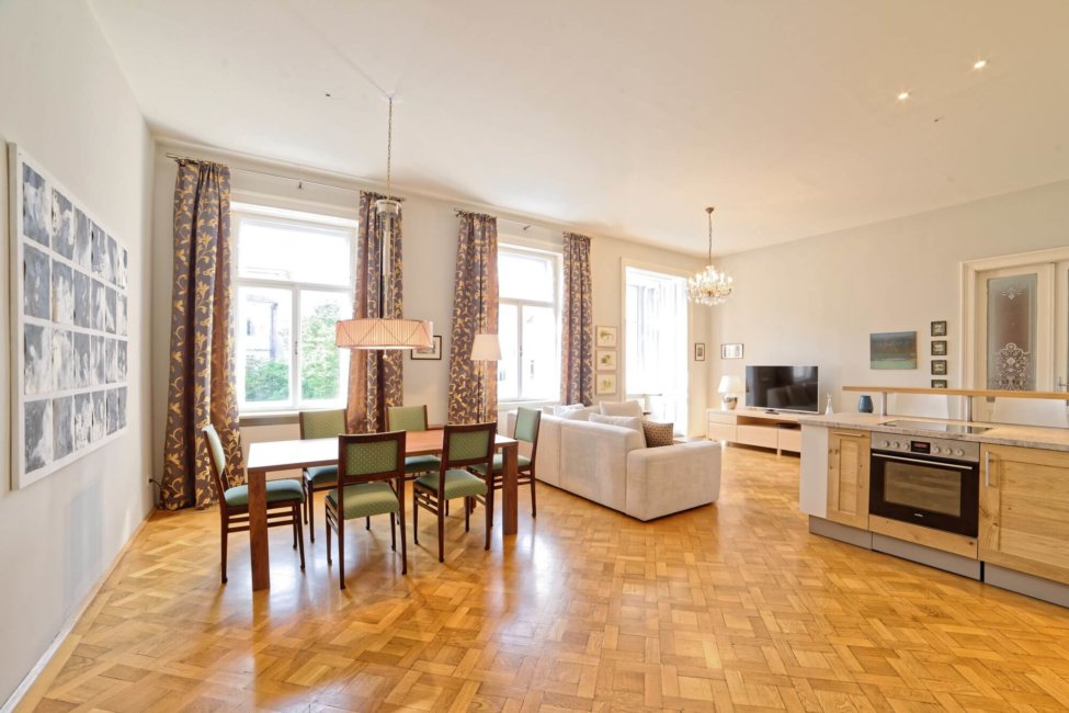 Apartment Maria Theresia Wohnküche Apartment Maria Theresia Wohnküche